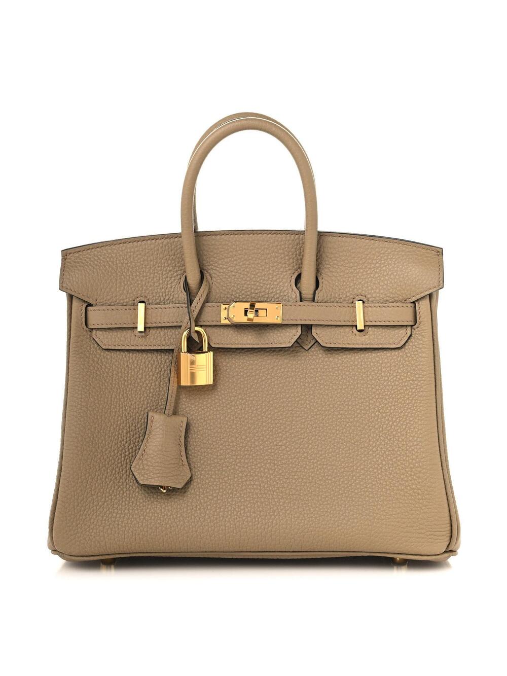 Hermes Togo Birkin 25 Beige Marfa #273624H28B